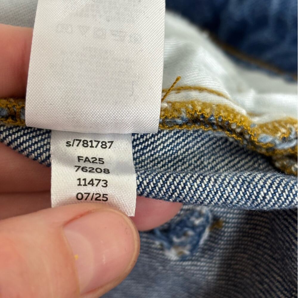 NEW LOFT High Rise Wide Leg Jeans in Vintage Dark Wash - Size 29/8 - Picture 8 of 8